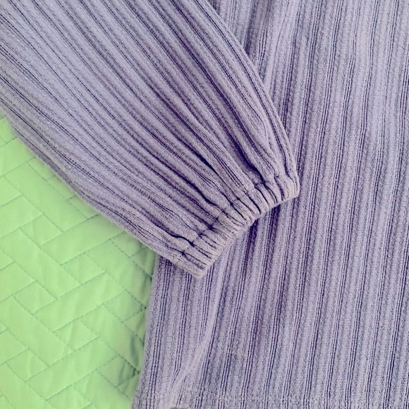 Loft outlet purple square neck top XXSP - Picture 2 of 3